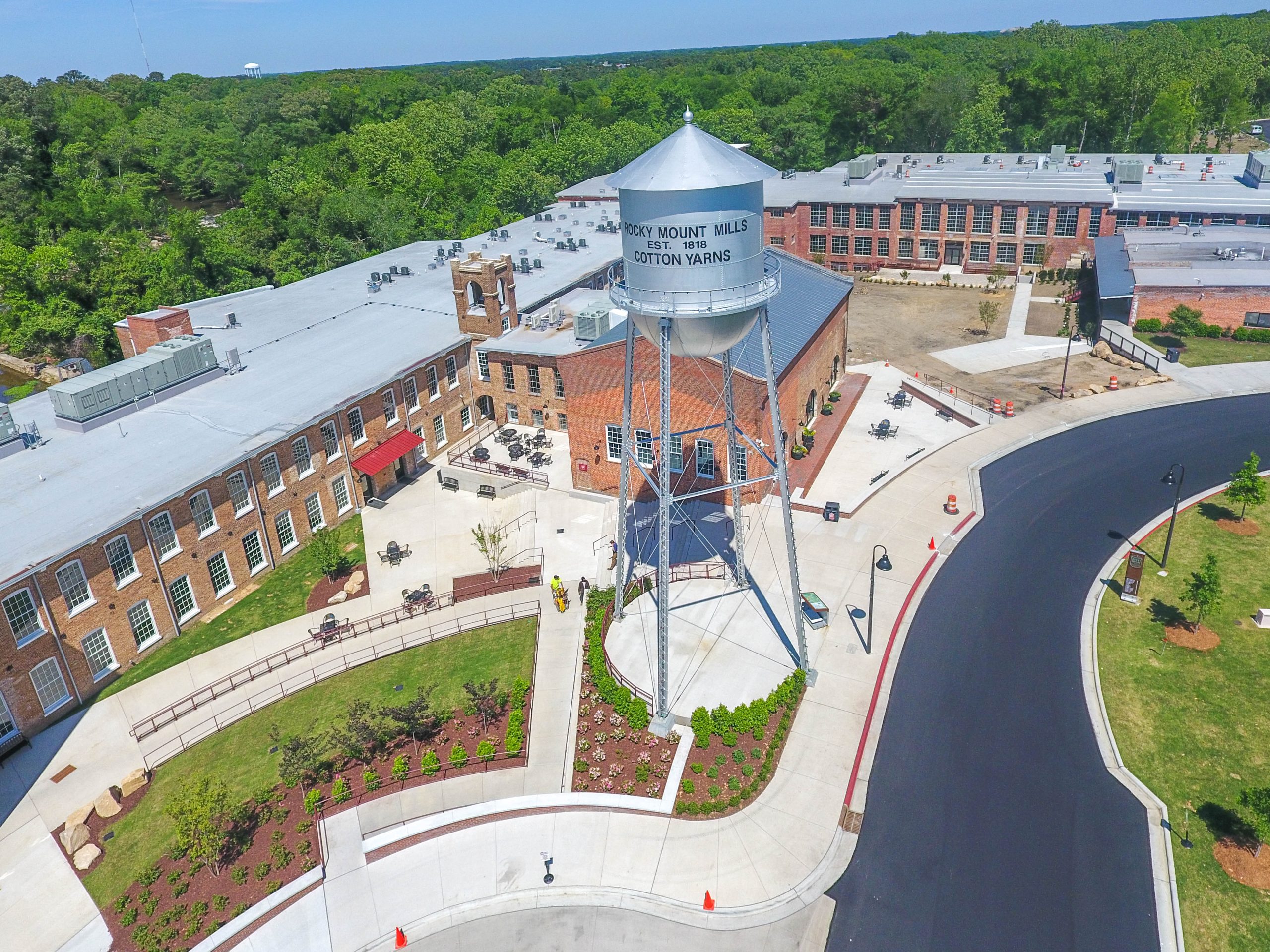 rocky mount mill campus aerial