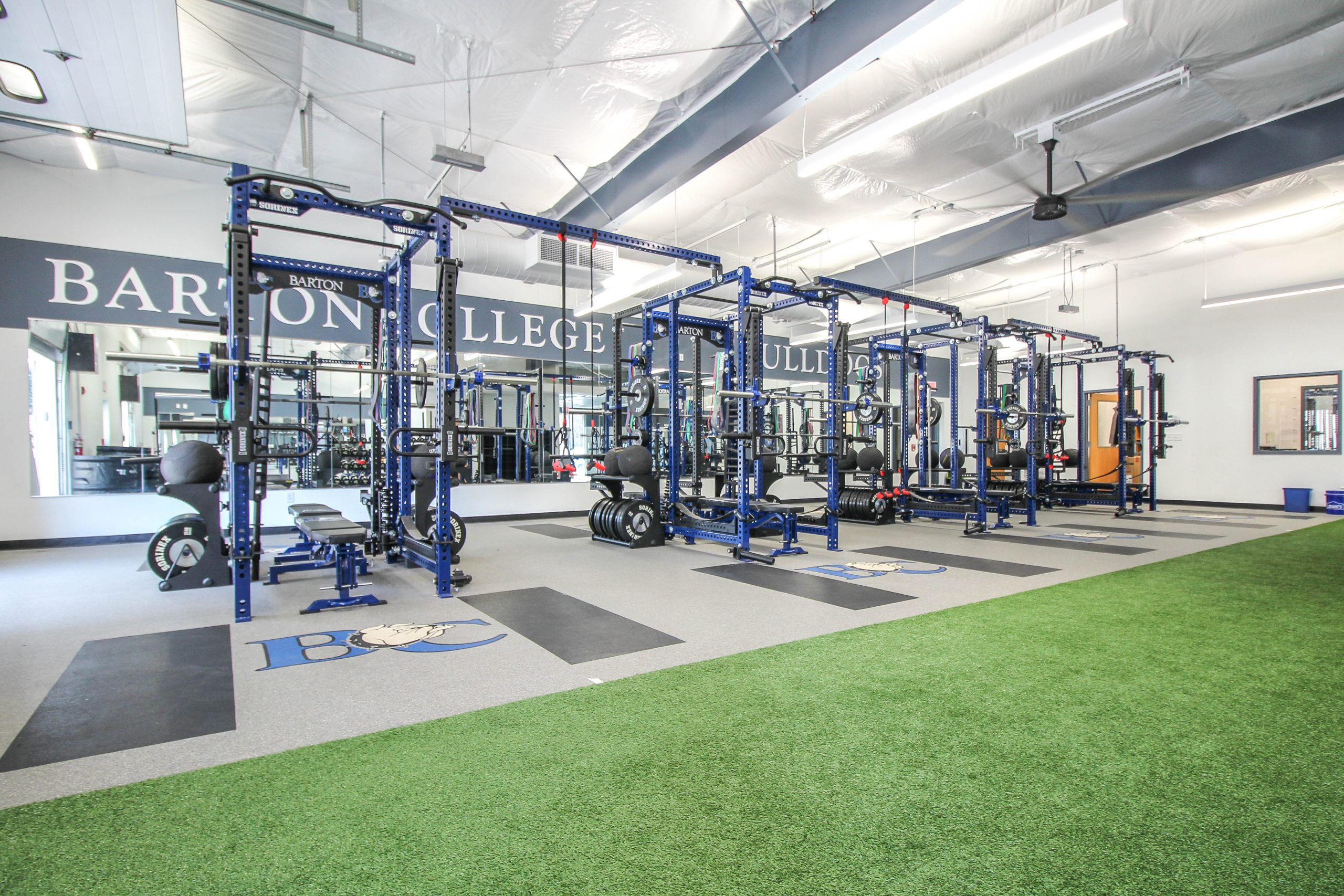 Barton College Athletics Center weight lifting area 2