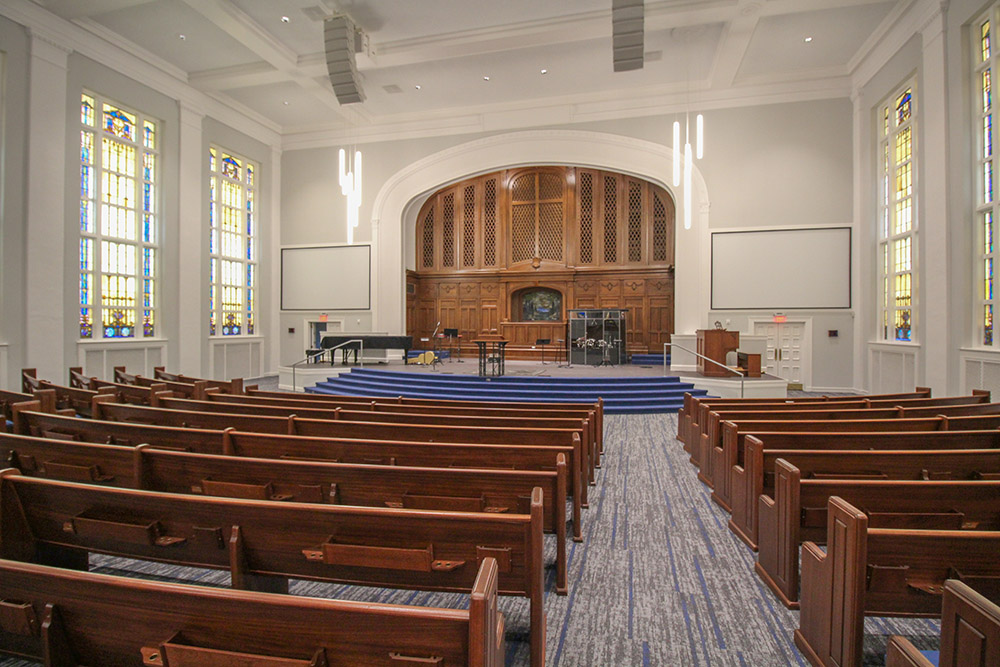 First Baptist Church of Durham Renovations right sanctuary